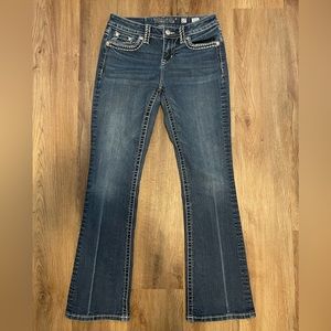 Women’s Miss Me jeans Mid-rise curvy boot size 27